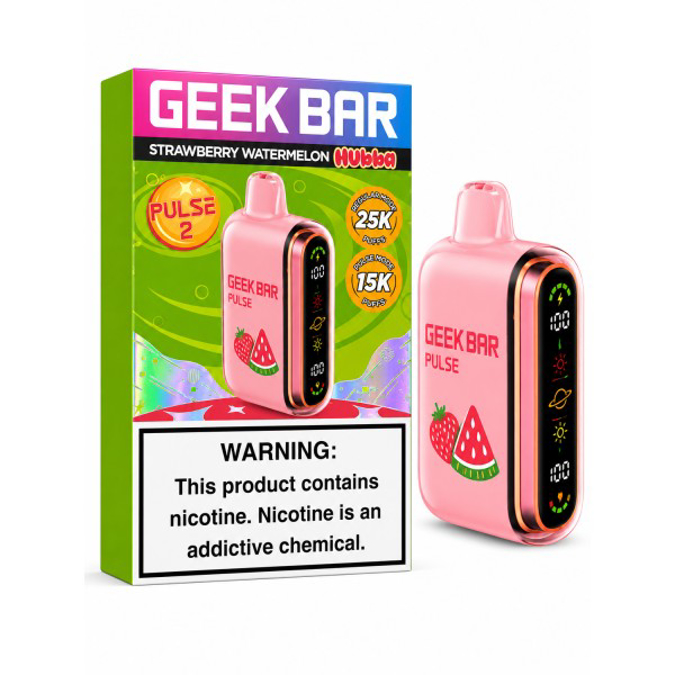 Picture of GEEK BAR PULSE 2 25K - STRAWBERRY WATERMELON HUBBA