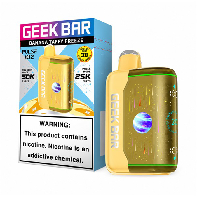 Picture of GEEK BAR PULSE X 2 50K - BANANA TAFFY FREEZE