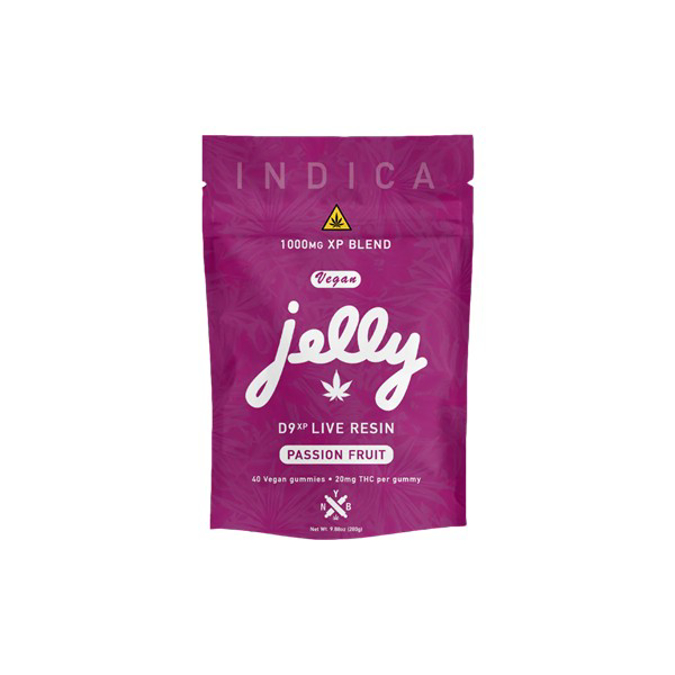 Picture of NYB JELLY D9XP LIVE RESIN 1000MG 40CT - PASSION FRUIT (INDICA)