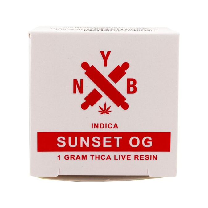 Picture of NYB THCA LIVE RESIN DAB 1G - SUNSET OG (INDICA)