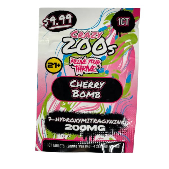 Picture of CRAZY 200S 7 OH 200MG 10CT - CHERRY BOMB