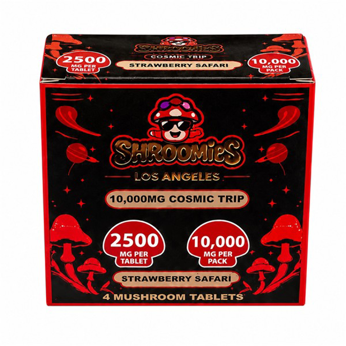Picture of SHROOMIES MUSHROOM TABLETS 2500MG 10CT - WATERMELON WONDER