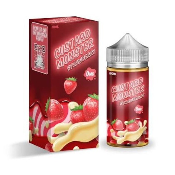 Picture of CUSTARD MONSTER STRAWBERRY 0MG