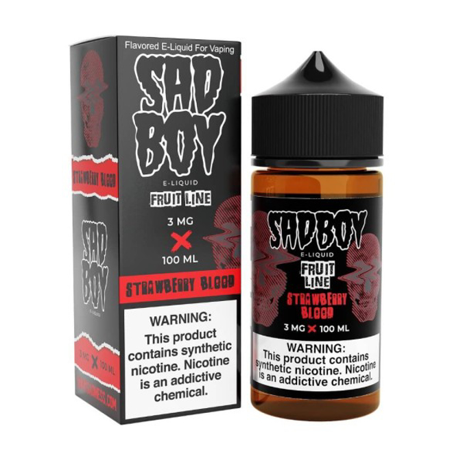 Picture of SADBOY 100ML 6MG - STRAWBERRY BLOOD