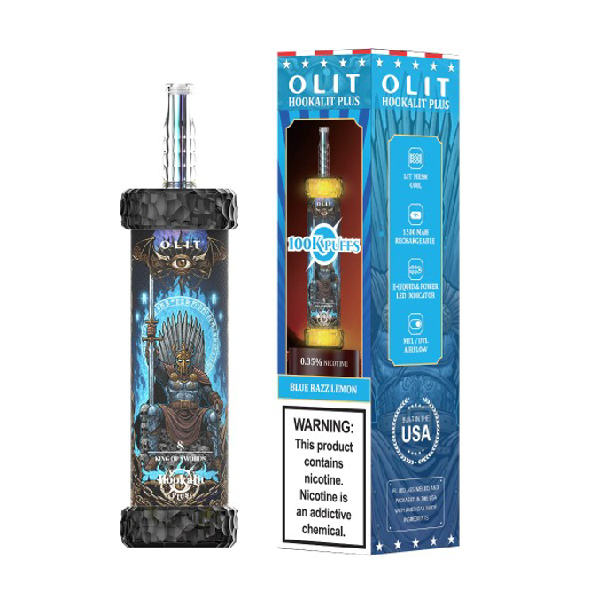 Picture of OLIT HOOKALIT 100K - BLUE RAZZ LEMON