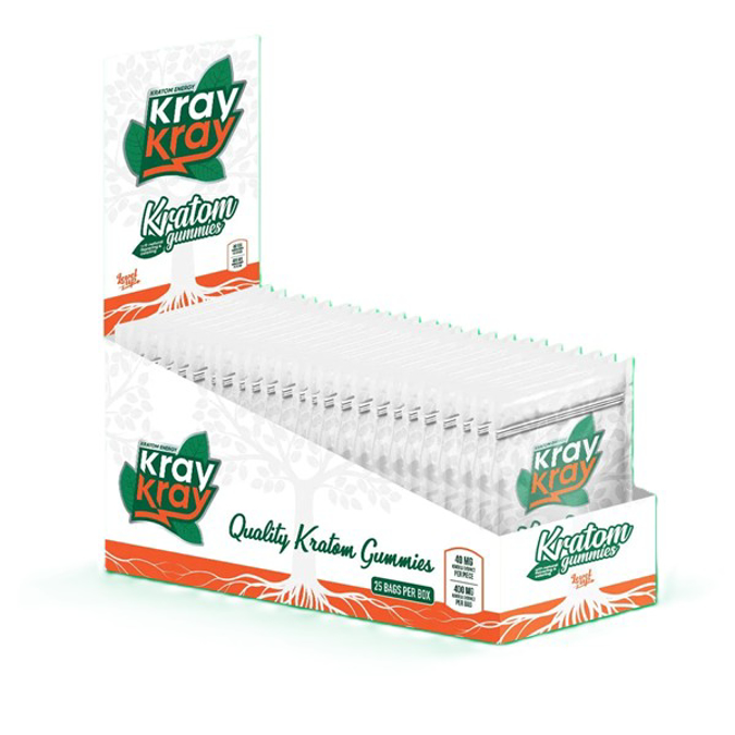 Picture of KRAY KRAY KRATOM GUMMIES 40MG 10CT - VEGAN