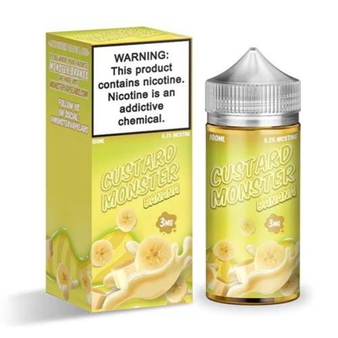 Picture of CUSTARD MONSTER 3MG 100ML - BANANA