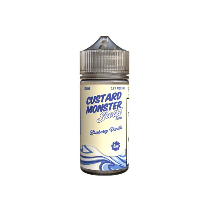 Picture of CUSTARD MONSTER SWIRL EDITION 6MG 100ML - BLUEBERRY VANILLA