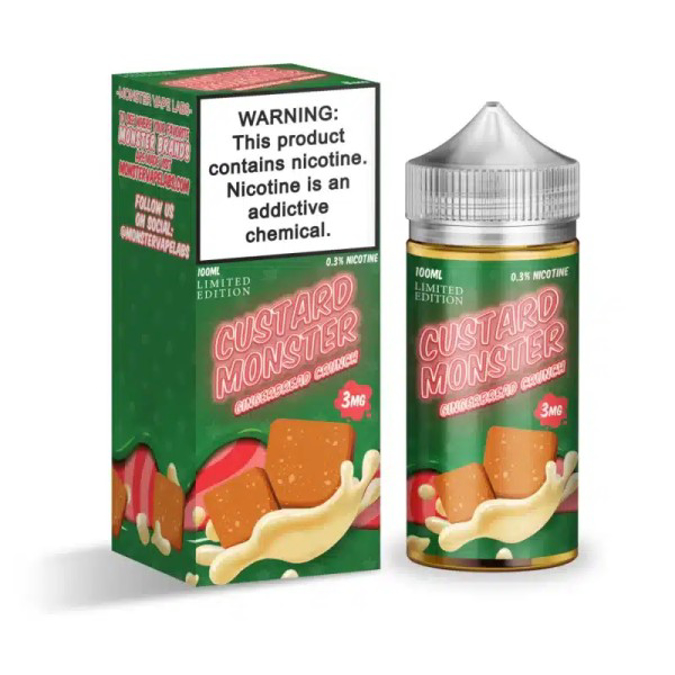 Picture of CUSTARD MONSTER 3MG 100ML - GINGERBREAD CRUNCH