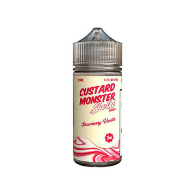 Picture of CUSTARD MONSTER SWIRL EDITION 3MG 100ML - STRAWBERRY VANILLA