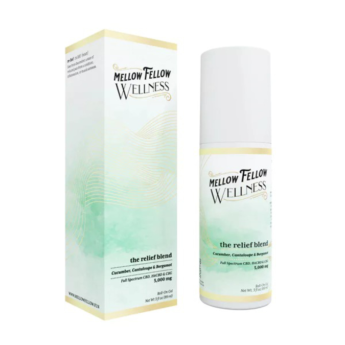 Picture of MELLOW FELLOW WELLNESS RELIEF BLEND CUCUMBER CANTALOUPE 5000MG