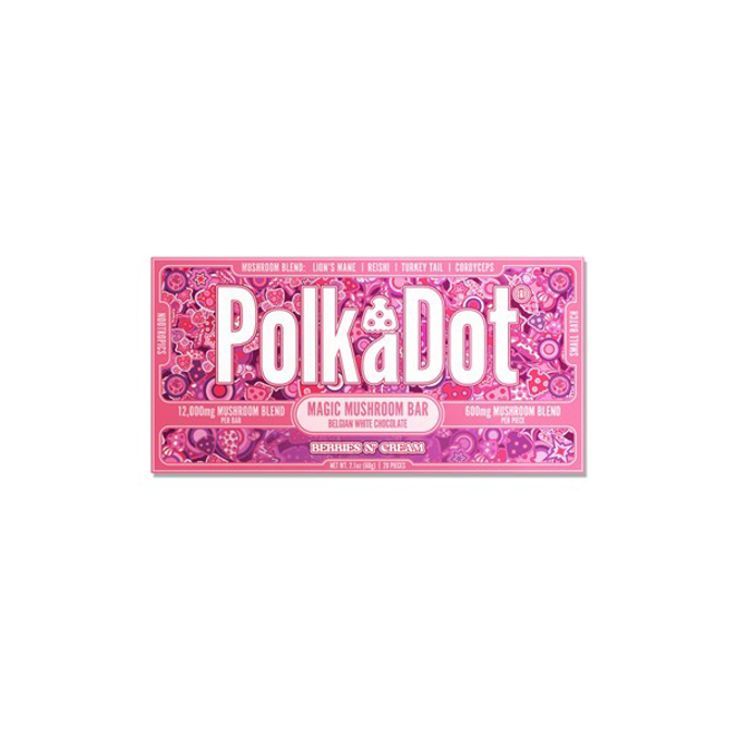 Picture of POLKADOT MUSHROOM CHOCOLATE 12000MG - BERRIES N CREAM