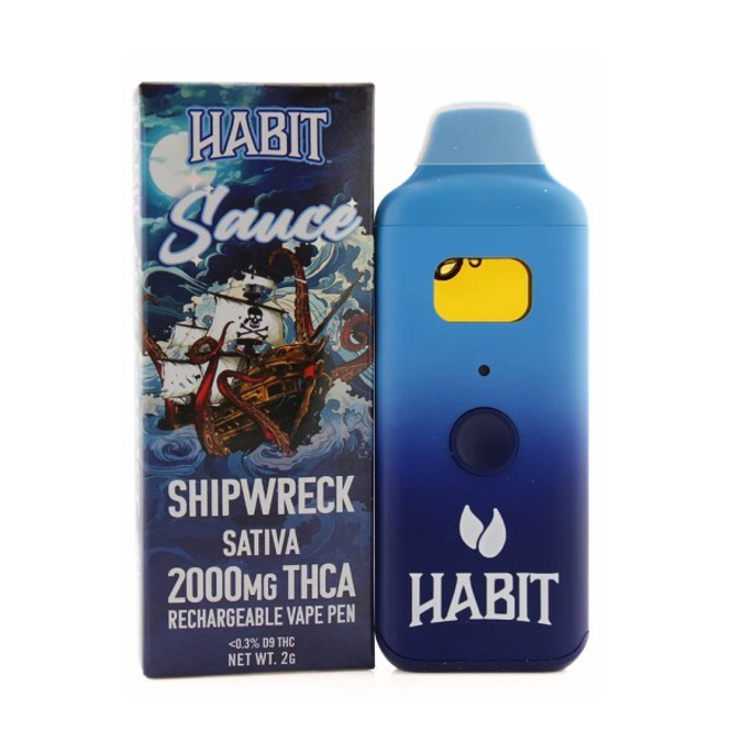 Picture of HABIT SAUCE 2G RECHARGEABLE PEN SHIPWRECK SATIVA