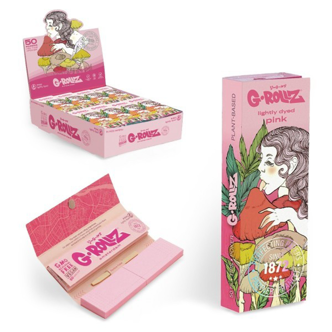 Picture of G ROLLZ COLLECTOR MUSHROOM LADY PINK 50 1 14 PAPER