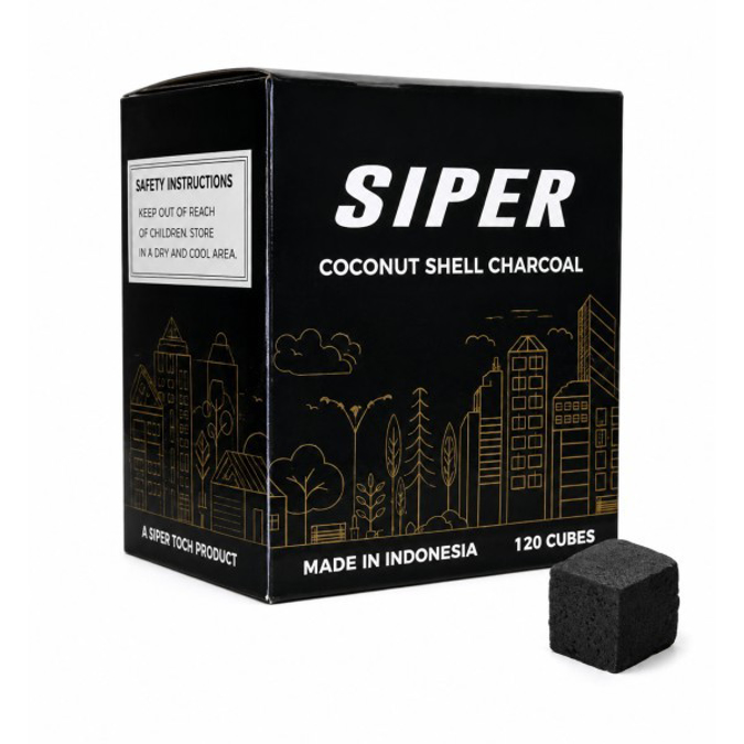 Picture of SIPER COCONUT SHELL CHARCOAL 20 PCS