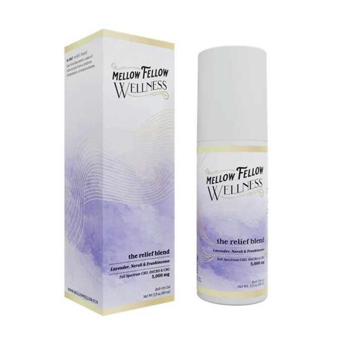 Picture of MELLOW FELLOW WELLNESS RELIEF BLEND LAVENDER NEROLI  5000MG