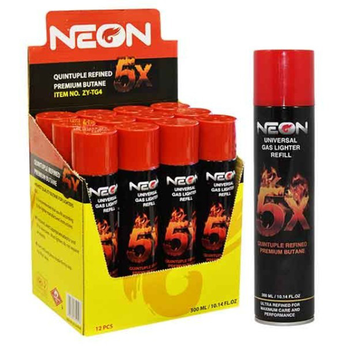Picture of NEON BUTANE GAS 5X 300ML