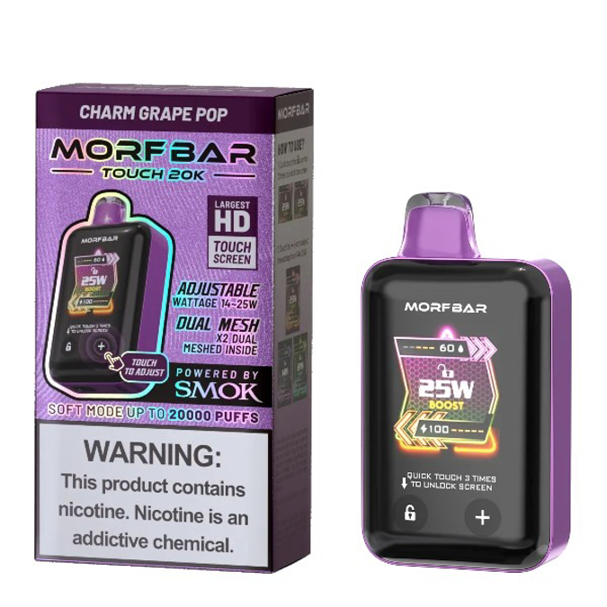 Picture of MORFBAR 20K - CHARM GRAPE POP