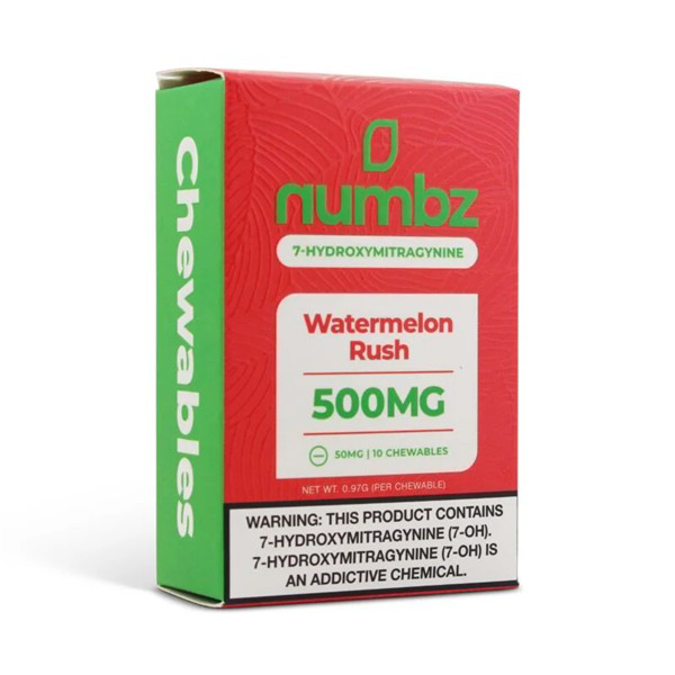 Picture of NUMBZ 7 HYDROXY 500MG 5CT BOX - WATERMELON RUSH