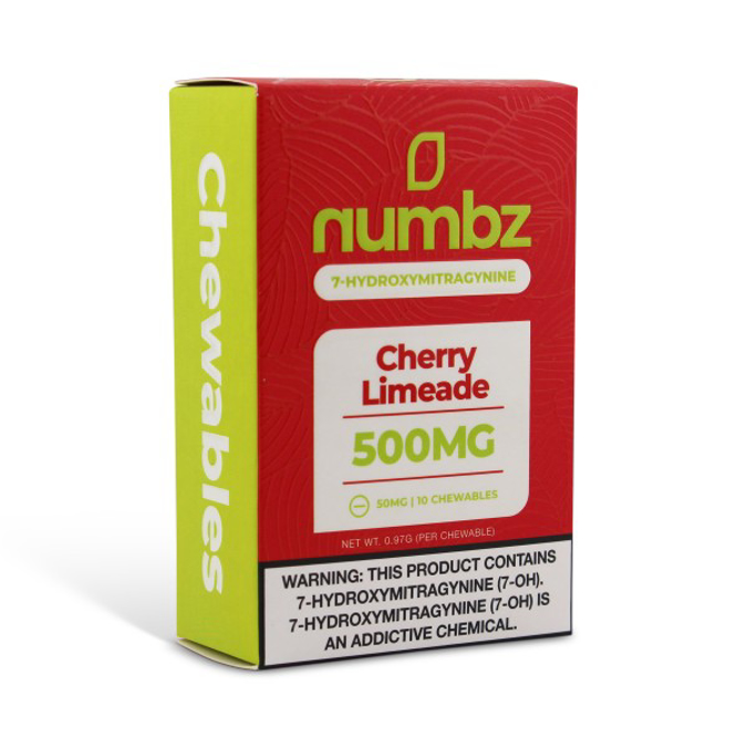 Picture of NUMBZ 7 HYDROXY 500MG 5CT BOX - CHERRY LIMEADE