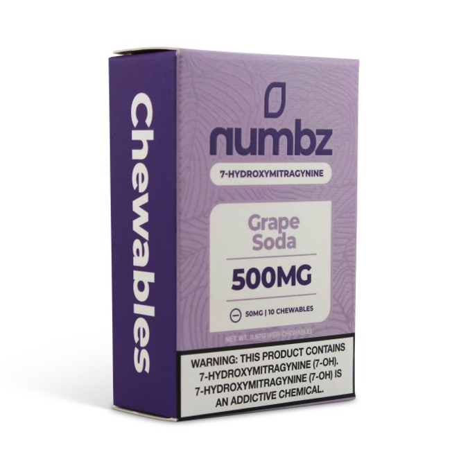 Picture of NUMBZ 7 HYDROXY 500MG 5CT BOX - GRAPE SODA