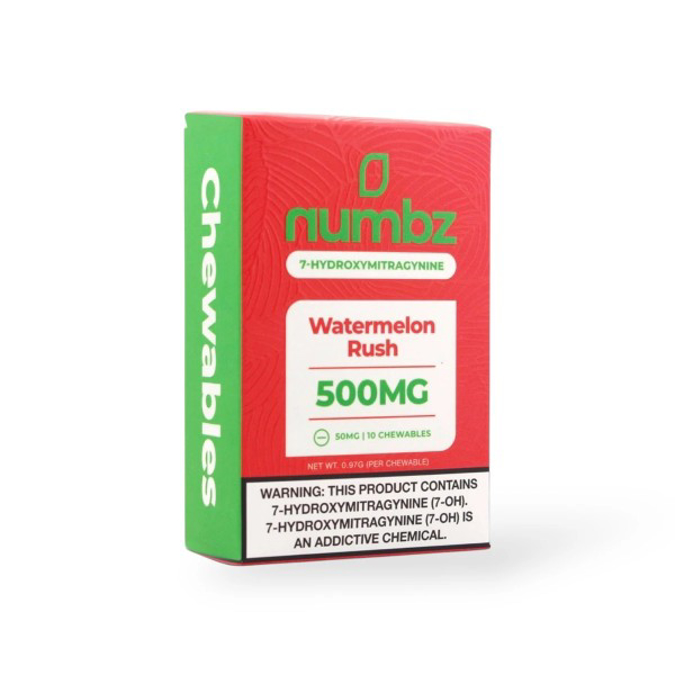 Picture of NUMBZ 7 HYDROXY 500MG 5CT BOX - WATERMELON RUSH