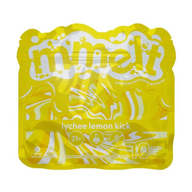 Picture of MMELT 6G MUSHROOM GUMMIES 6CT - LYCHEE LEMON KICK