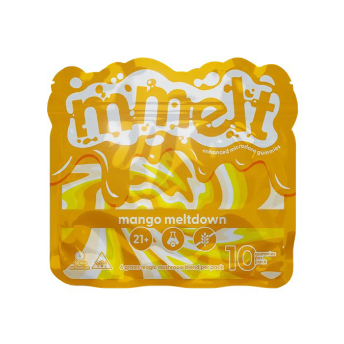 Picture of MMELT 6G MUSHROOM GUMMIES 6CT - MANGO MELTDOWN