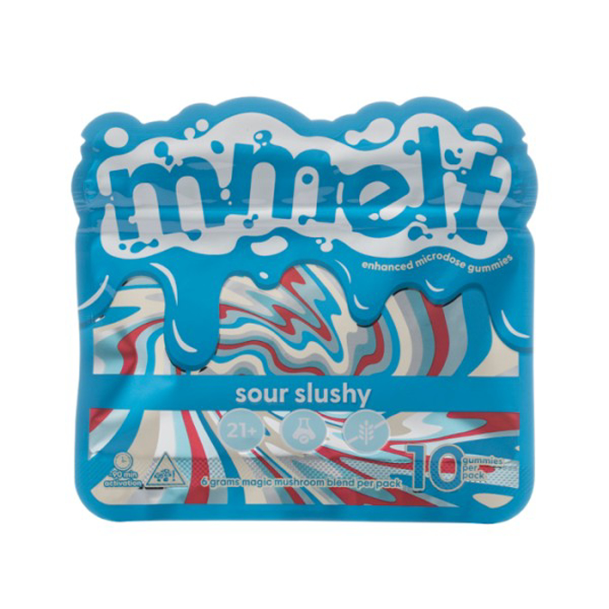 Picture of MMELT 6G MUSHROOM GUMMIES 6CT - SOUR SLUSHY